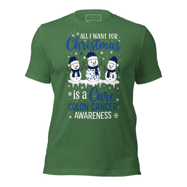 Christmas Colon WIsh Tee - JohnVsGBMHeather Grass GreenXS