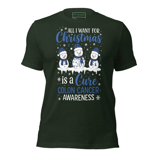 Christmas Colon WIsh Tee - JohnVsGBMHeather EmeraldXS