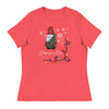 Christmas Elf Hope for a Cure Women's Relaxed Tee - JohnVsGBMHeather RedS
