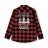 Christmas Glioblastoma Flannel - JohnVsGBMCharcoal Heather/ BlackXS