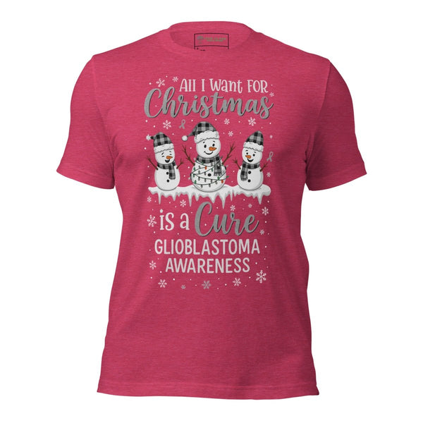 Christmas Glioblastoma Wish Tee - JohnVsGBMHeather RaspberryS