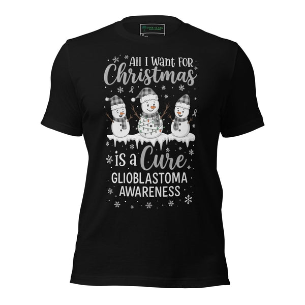 Christmas Glioblastoma Wish Tee - JohnVsGBMBlackXS