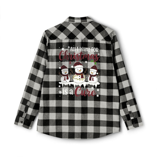 Christmas Head and Neck Flannel - JohnVsGBMGrey Heather/ BlackXS