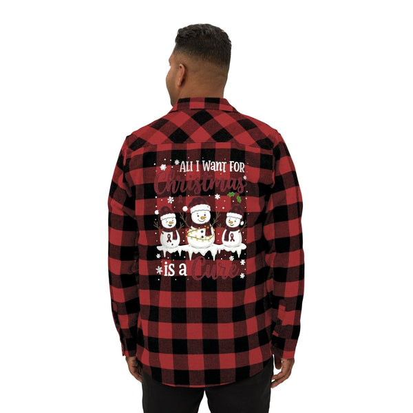 Christmas Head and Neck Flannel - JohnVsGBMRed / BlackXS
