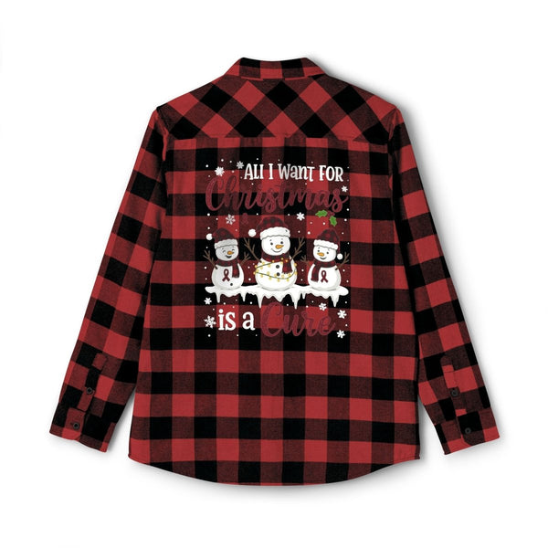 Christmas Head and Neck Flannel - JohnVsGBMGrey Heather/ BlackXS
