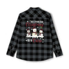 Christmas Head and Neck Flannel - JohnVsGBMGrey Heather/ BlackXS