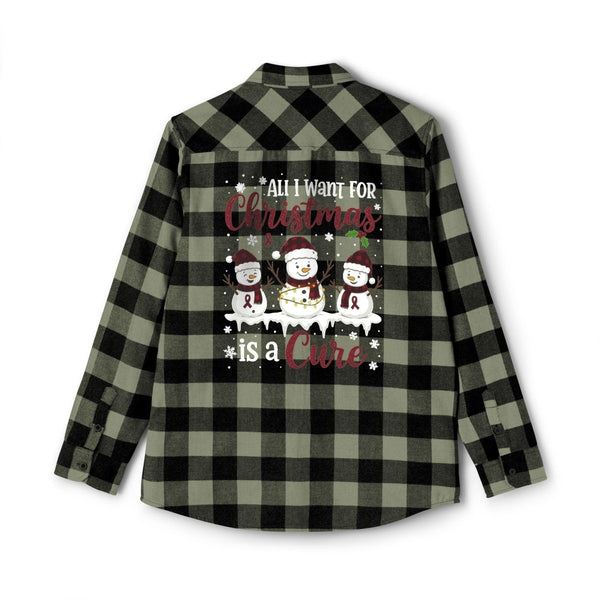 Christmas Head and Neck Flannel - JohnVsGBMOlive / BlackXS