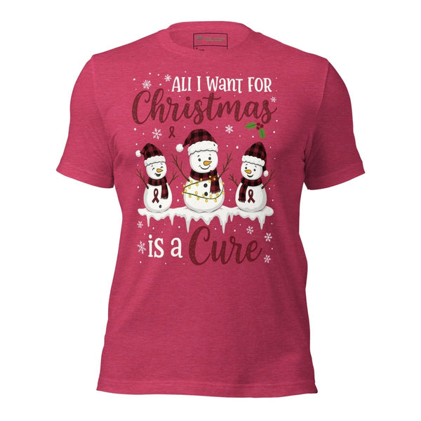 Christmas Head/Neck WIsh Tee - JohnVsGBMHeather RaspberryS