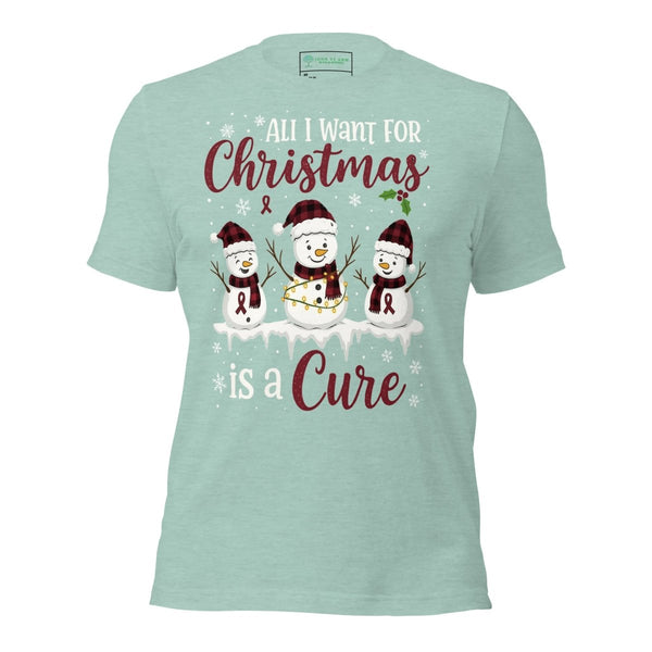 Christmas Head/Neck WIsh Tee - JohnVsGBMHeather Prism Dusty BlueXS