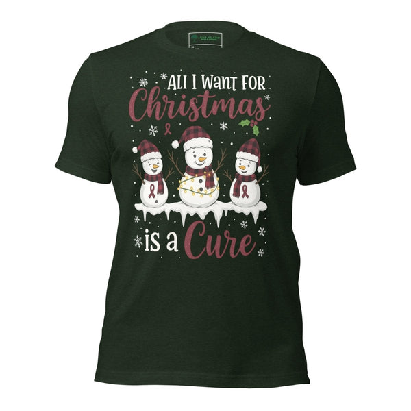 Christmas Head/Neck WIsh Tee - JohnVsGBMHeather EmeraldXS