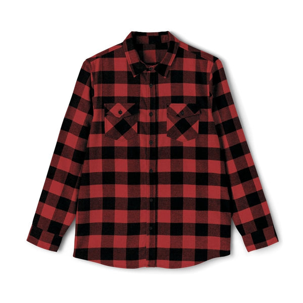 Christmas Leukemia Cancer Flannel - JohnVsGBMGrey Heather/ BlackXS