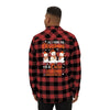 Christmas Leukemia Cancer Flannel - JohnVsGBMRed / BlackXS