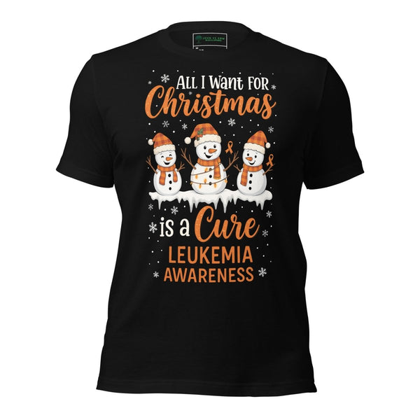 Christmas Leukemia WIsh Tee - JohnVsGBMBlackXS