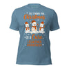 Christmas Leukemia WIsh Tee - JohnVsGBMSteel BlueXS