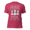 Christmas Lung Cancer WIsh Tee - JohnVsGBMHeather RaspberryS