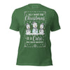 Christmas Lung Cancer WIsh Tee - JohnVsGBMHeather Grass GreenXS