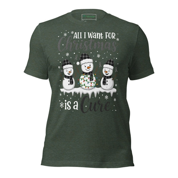 Christmas Melanoma Wish Tee - JohnVsGBMHeather ForestS