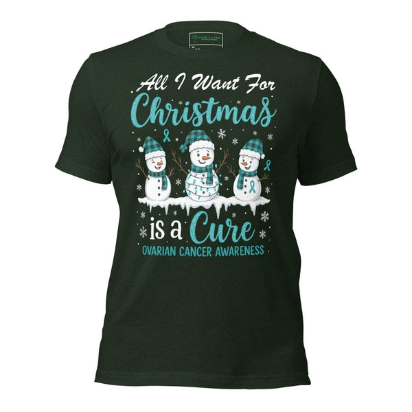 Christmas Ovarian WIsh Tee - JohnVsGBMHeather EmeraldXS