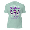 Christmas Pancreatic WIsh Tee - JohnVsGBMHeather Prism Dusty BlueXS