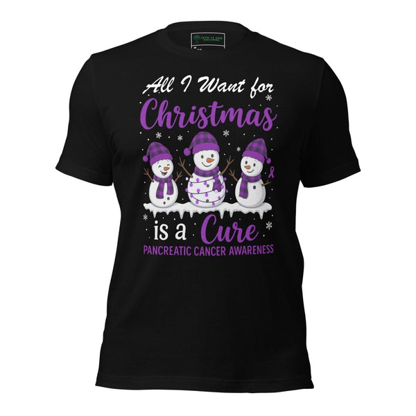 Christmas Pancreatic WIsh Tee - JohnVsGBMBlackXS