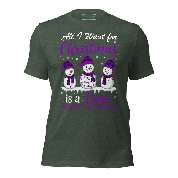 Christmas Pancreatic WIsh Tee - JohnVsGBMHeather ForestS