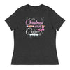 Christmas Wish is a Cure Women's Relaxed Tee - JohnVsGBMDark Grey HeatherS