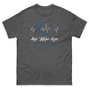 Colon Cancer Heartbeat Tee - JohnVsGBMDark HeatherS