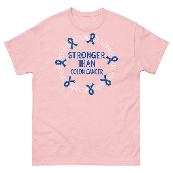 Colon Cancer Stronger Tee - JohnVsGBMLight PinkS