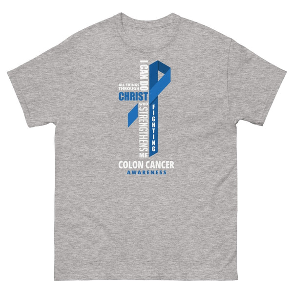 Colon Cancer Through Christ Tee - JohnVsGBMSport GreyS
