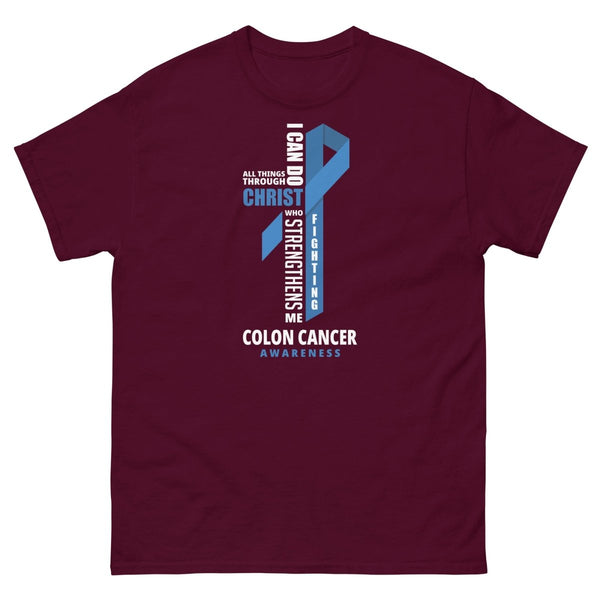Colon Cancer Through Christ Tee - JohnVsGBMMaroonS