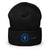 Cuffed Embroidered Optune Beanie - JohnVsGBMBlack
