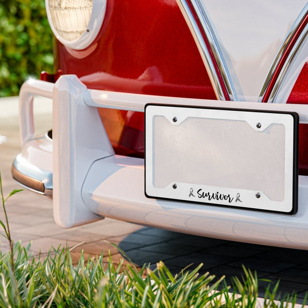 Customizable Awareness Metal License Plate Cover - JohnVsGBM