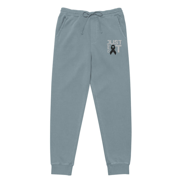 Customizable (Embroidered) Cure It Pigment - Dyed Sweatpants - JohnVsGBMPigment MaroonS