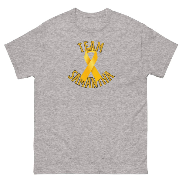 Customizable Team Ribbon Tee - JohnVsGBMSport GreyS