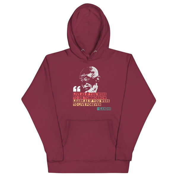 Gandhi Quote Hoodie - JohnVsGBMMaroonS