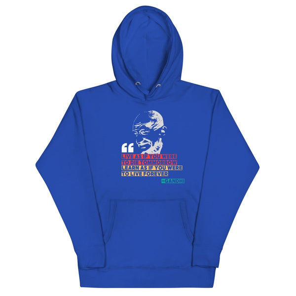 Gandhi Quote Hoodie - JohnVsGBMTeam RoyalS