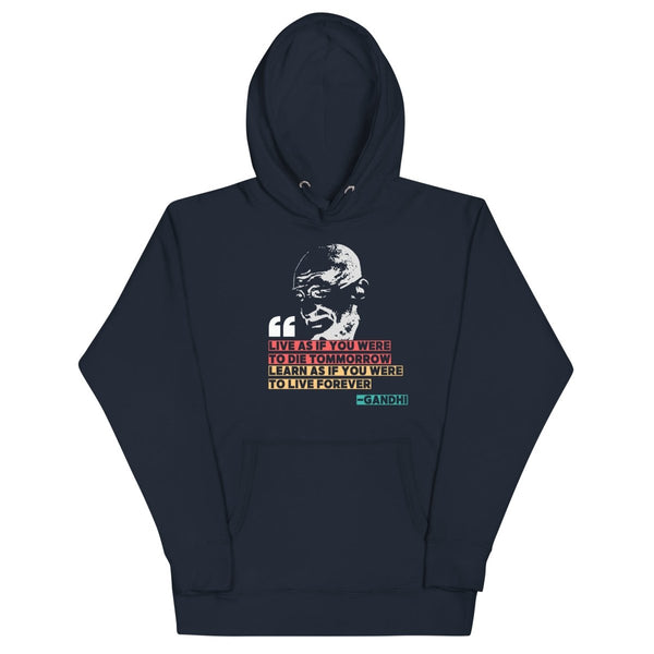 Gandhi Quote Hoodie - JohnVsGBMNavy BlazerS