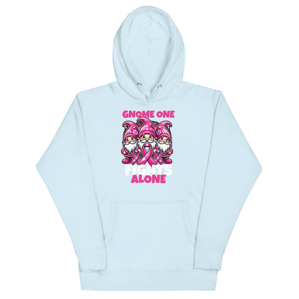 Gnome One Fights Hoodie - JohnVsGBMSky BlueS