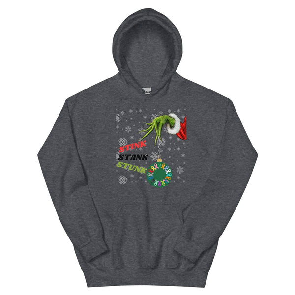 Grinch Cancer Hoodie - JohnVsGBMDark HeatherS