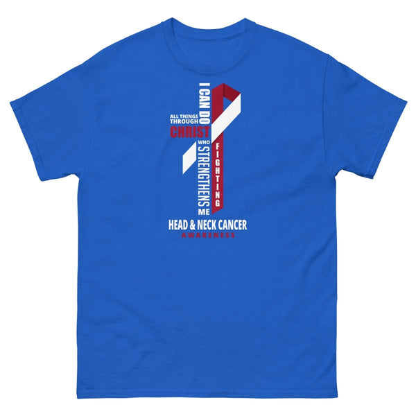 Head And Neck Cancer Through Christ Tee - JohnVsGBMRoyalS