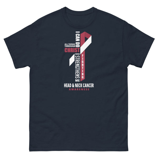 Head And Neck Cancer Through Christ Tee - JohnVsGBMNavyS