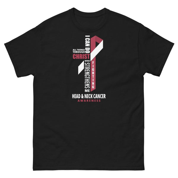 Head And Neck Cancer Through Christ Tee - JohnVsGBMBlackS