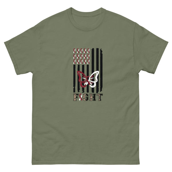 Head and Neck Flag Fight Tee - JohnVsGBMMilitary GreenS