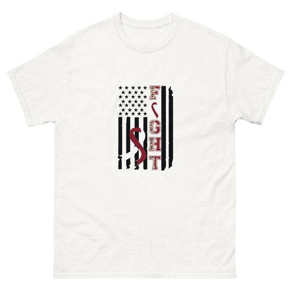 Head and Neck Flag Tee - JohnVsGBMWhiteS