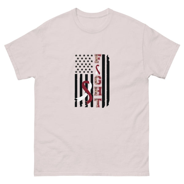 Head and Neck Flag Tee - JohnVsGBMIce GreyS