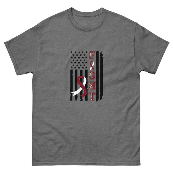 Head and Neck Flag Tee - JohnVsGBMGraphite HeatherS