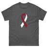 Head and Neck Heart Ribbon Tee - JohnVsGBMDark HeatherS