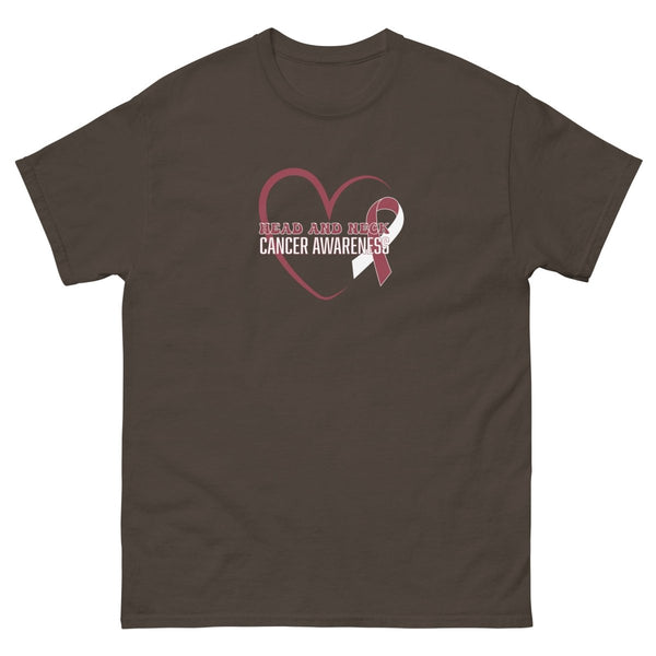 Head and Neck Heart Tee - JohnVsGBMDark ChocolateS