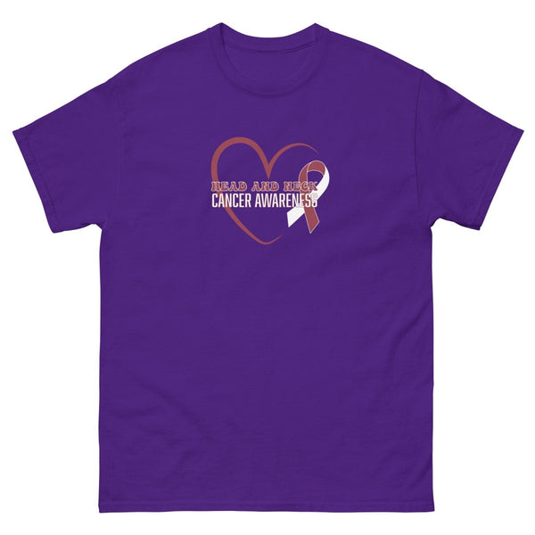 Head and Neck Heart Tee - JohnVsGBMPurpleS