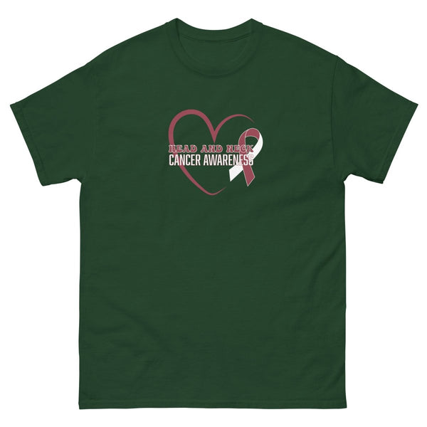 Head and Neck Heart Tee - JohnVsGBMForest GreenS